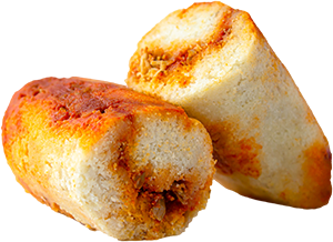 Tamal de mole rojo con pollo